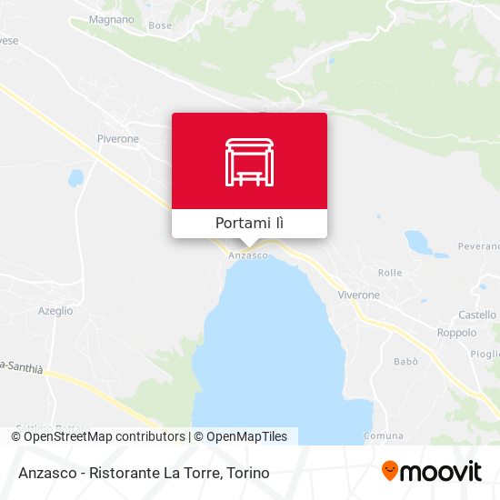 Mappa Anzasco - Ristorante La Torre