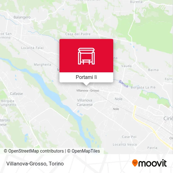 Mappa Villanova-Grosso
