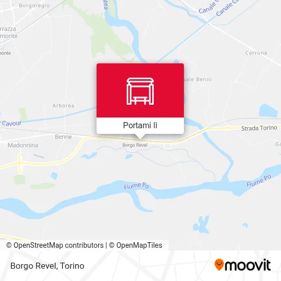 Mappa Borgo Revel