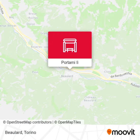 Mappa Beaulard