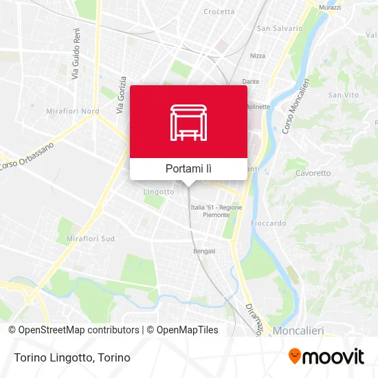 Mappa Torino Lingotto