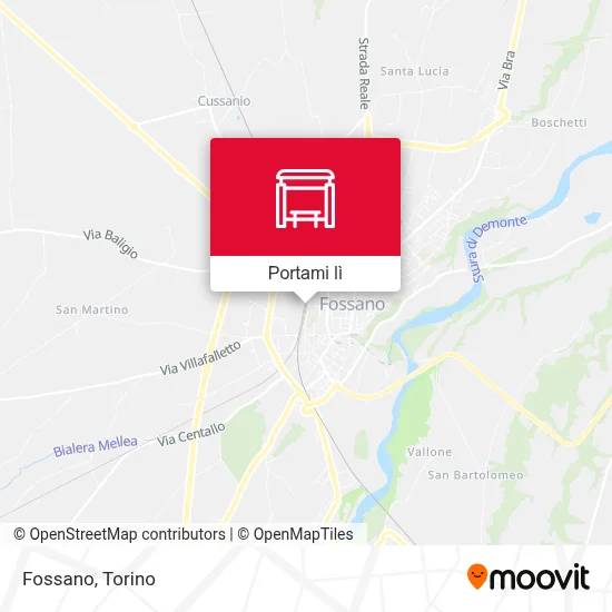 Mappa Fossano