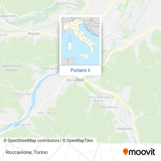 Mappa Roccavione