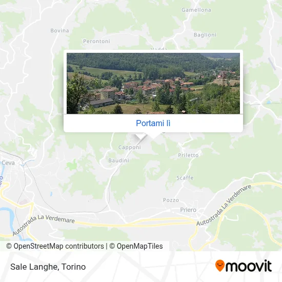 Mappa Sale Langhe