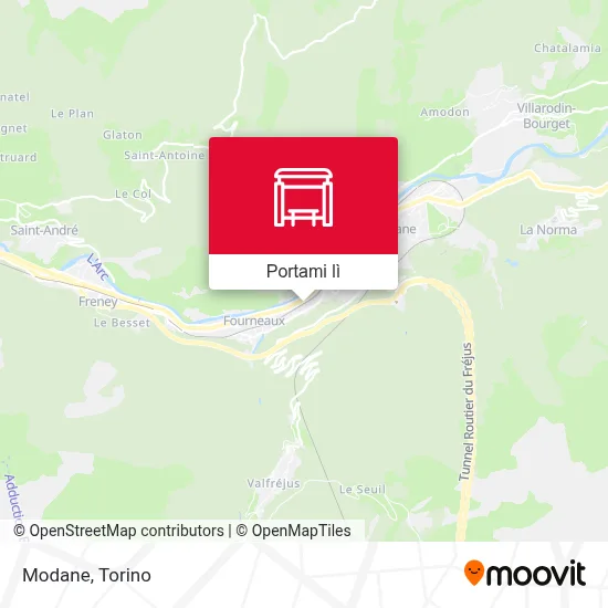 Mappa Modane