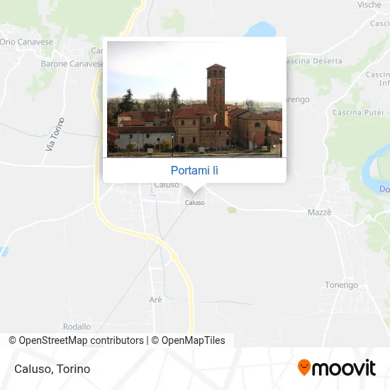 Mappa Caluso