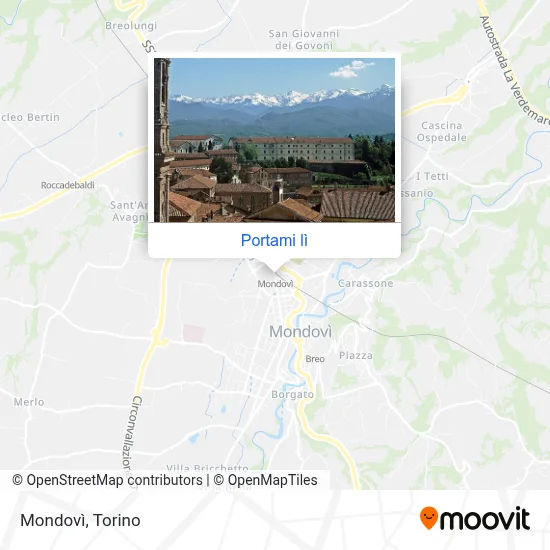 Mappa Mondovì