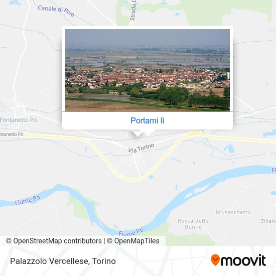 Mappa Palazzolo Vercellese