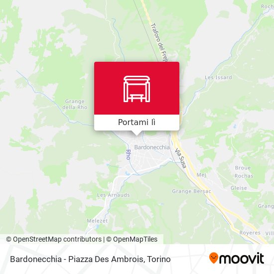 Mappa Bardonecchia - Piazza Des Ambrois
