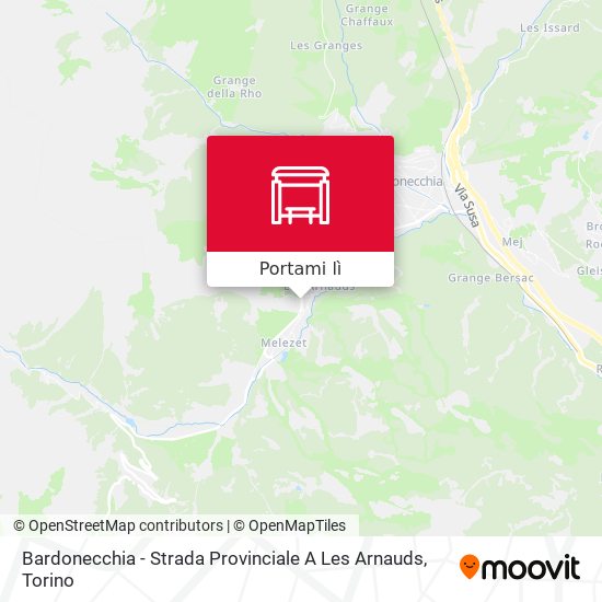 Mappa Bardonecchia - Strada Provinciale A Les Arnauds