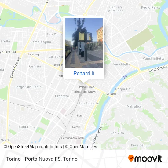 Mappa Torino - Porta Nuova FS