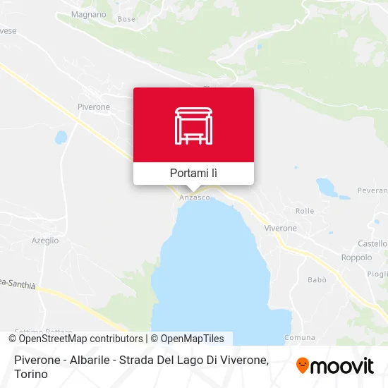 Mappa Piverone - Albarile - Strada Del Lago Di Viverone