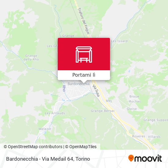 Mappa Bardonecchia - Via Medail  64
