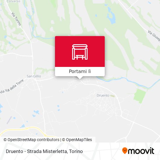 Mappa Druento - Strada Misterletta