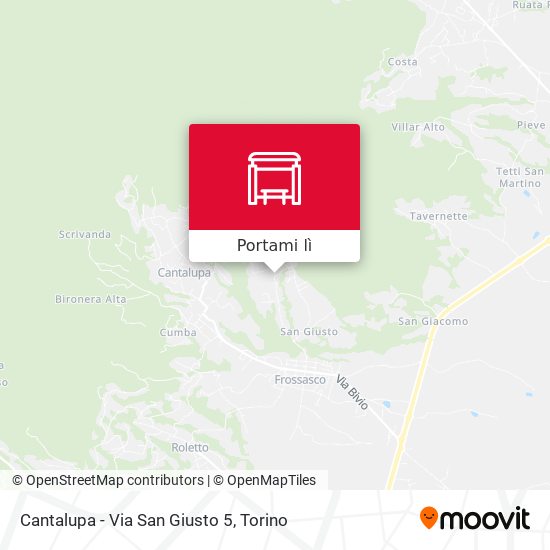 Mappa Cantalupa - Via San Giusto  5