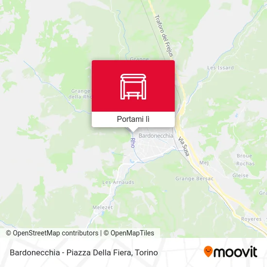 Mappa Bardonecchia - Piazza Della Fiera