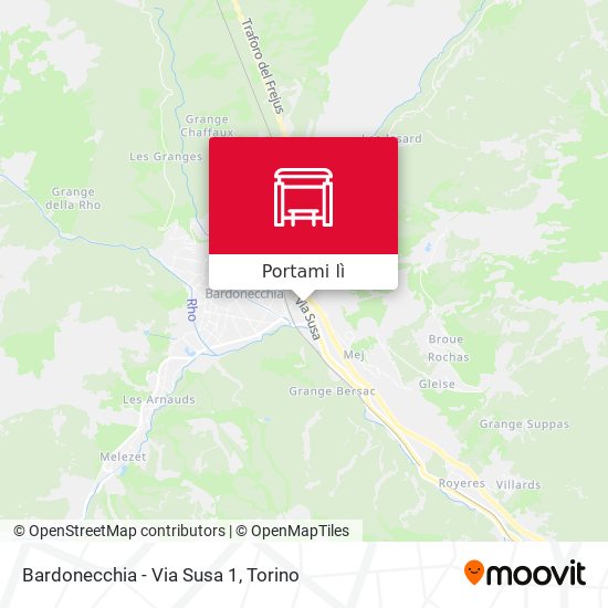 Mappa Bardonecchia - Via Susa 1