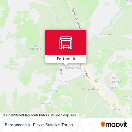 Mappa Bardonecchia - Piazza Suspize