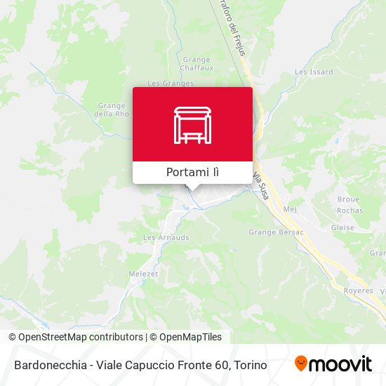 Mappa Bardonecchia - Viale Capuccio Fronte 60