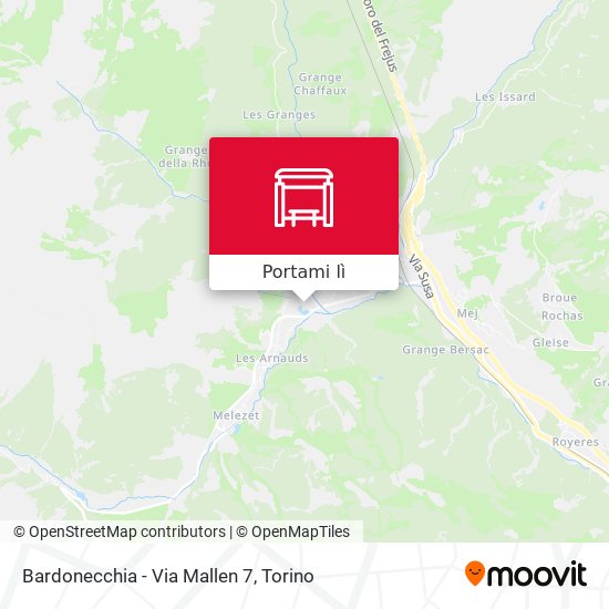 Mappa Bardonecchia - Via Mallen  7