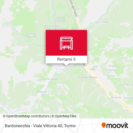 Mappa Bardonecchia - Viale Vittoria  40