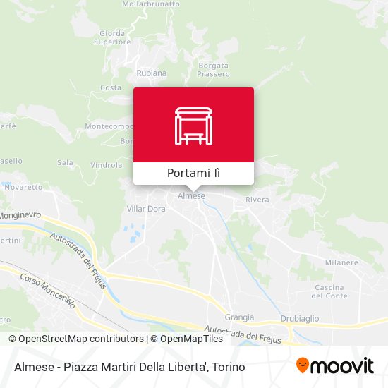 Mappa Almese - Piazza Martiri Della Liberta'