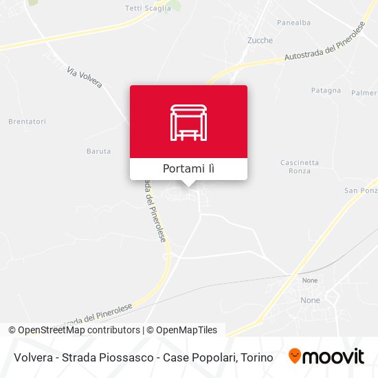 Mappa Volvera - Strada Piossasco - Case Popolari