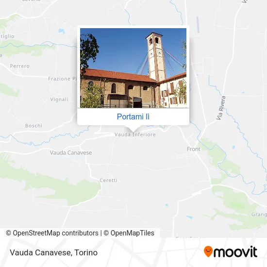 Mappa Vauda Canavese