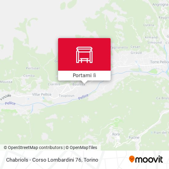 Mappa Chabriols - Corso Lombardini  76