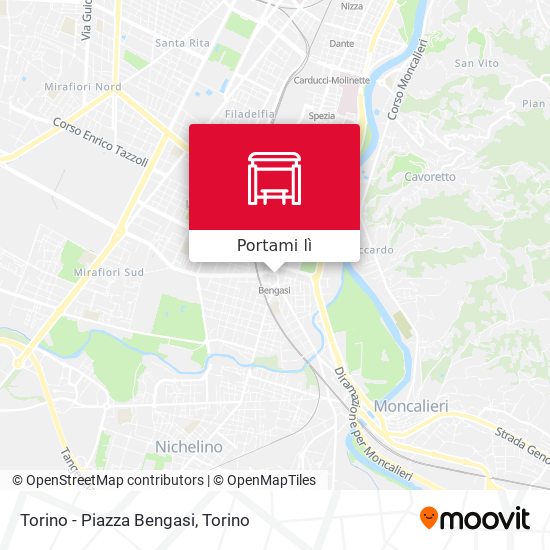 Mappa Torino - Piazza Bengasi