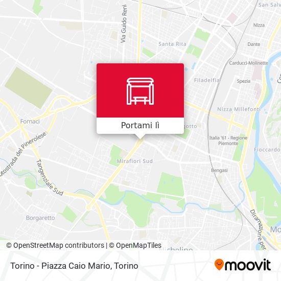 Mappa Torino - Piazza Caio Mario