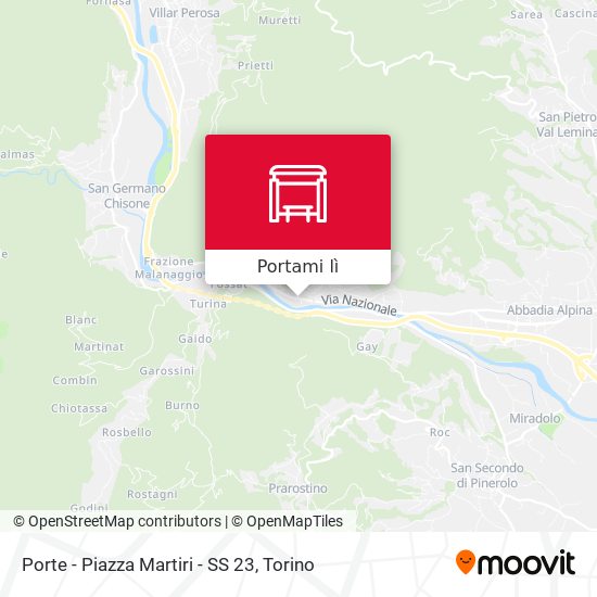 Mappa Porte - Piazza Martiri - SS 23