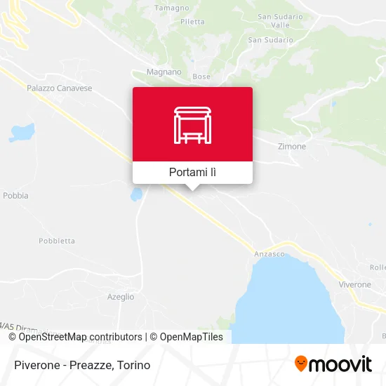 Mappa Piverone - Preazze