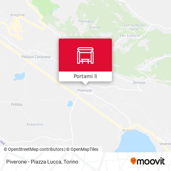 Mappa Piverone - Piazza Lucca