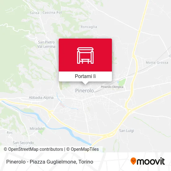 Mappa Pinerolo - Piazza Guglielmone