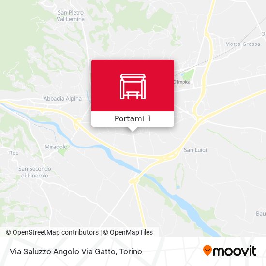 Mappa Via Saluzzo Angolo Via Gatto