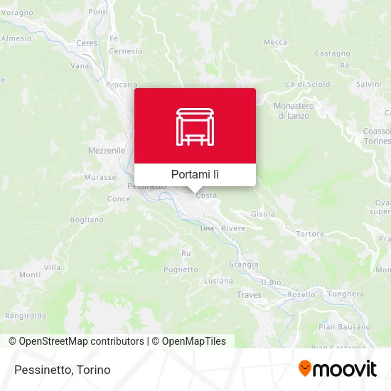 Mappa Pessinetto