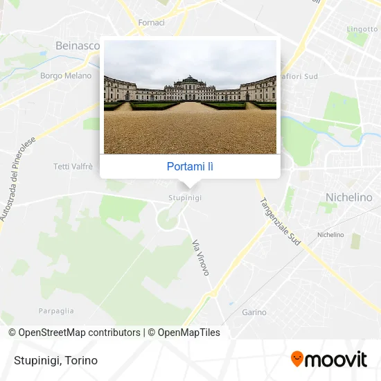 Mappa Stupinigi
