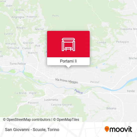 Mappa San Giovanni - Scuole