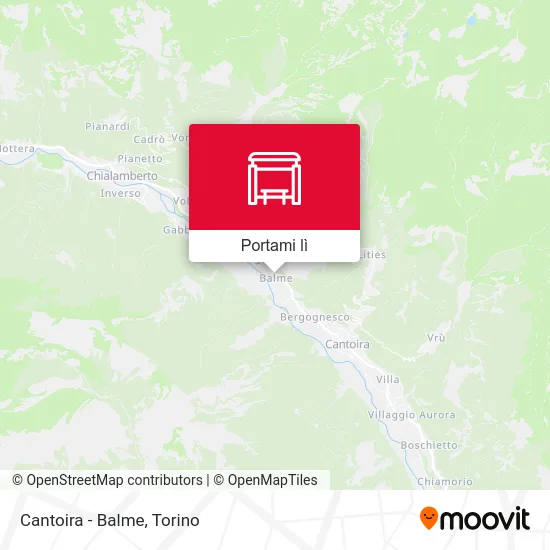 Mappa Cantoira - Balme