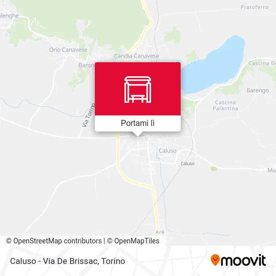 Mappa Caluso - Via De Brissac