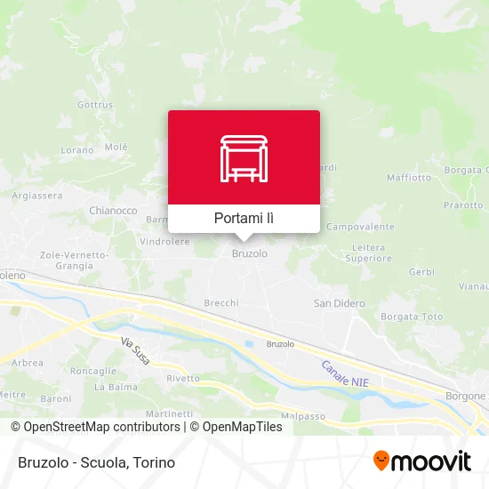 Mappa Bruzolo - Scuola