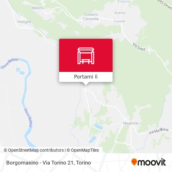 Mappa Borgomasino - Via Torino  21
