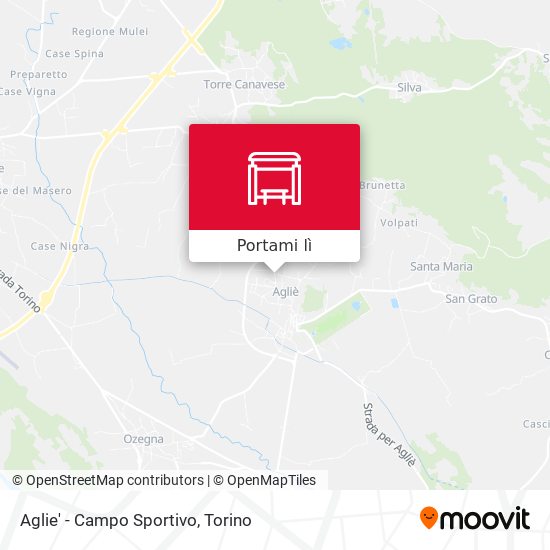 Mappa Aglie' - Campo Sportivo