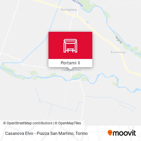 Mappa Casanova Elvo - Piazza San Martino