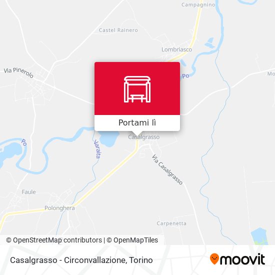 Mappa Casalgrasso - Circonvallazione
