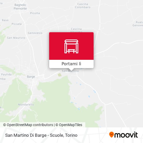Mappa San Martino Di Barge - Scuole