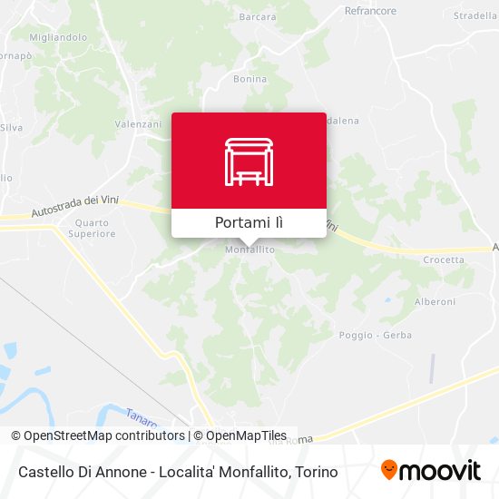 Mappa Castello Di Annone - Localita' Monfallito