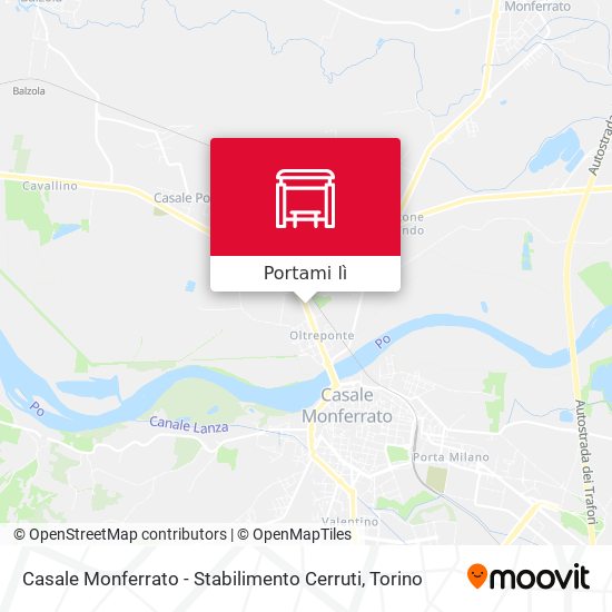 Mappa Casale Monferrato - Stabilimento Cerruti
