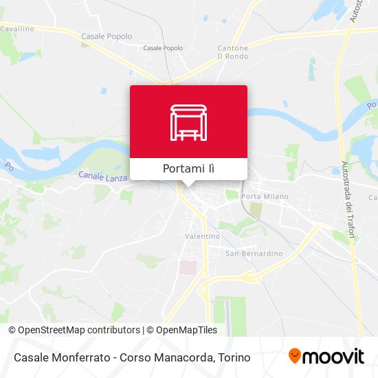Mappa Casale Monferrato - Corso Manacorda
